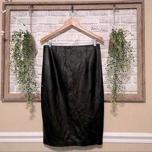 Forever 21 Faux leather pencil skirt - knee length- xl -NWT